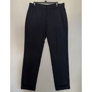 Polo Ralph Lauren 34x32 Navy Blue Wool Blend Dress Pants Casual Office Preppy